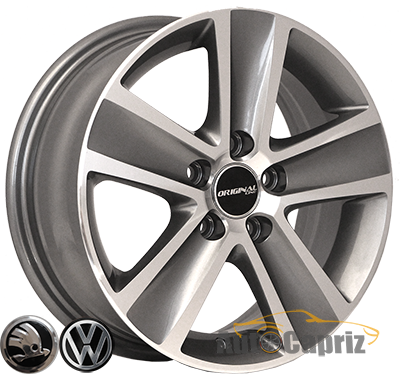 Диски Replica Volkswagen 461 EP R14 W6.0 PCD5x100 ET43 DIA57.1   